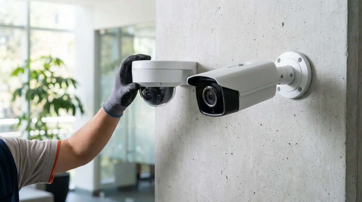 Costos de instalación de sistema de videovigilancia empresarial con cámaras IP