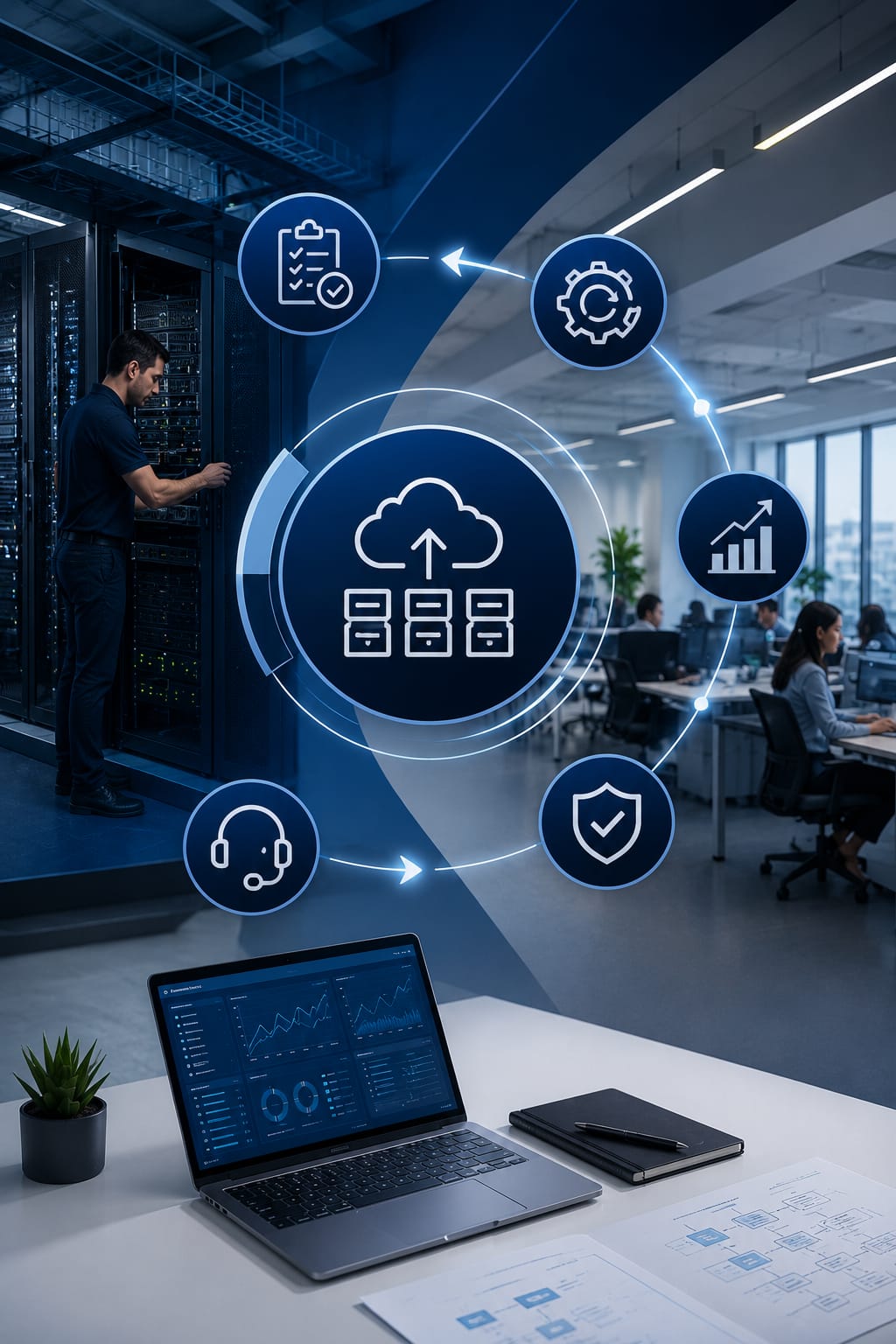 Modernización de infraestructura TI empresarial sin detener la operación