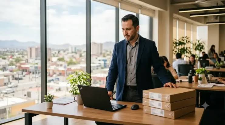 Compra de equipo de cómputo empresarial: laptops y desktops para oficina