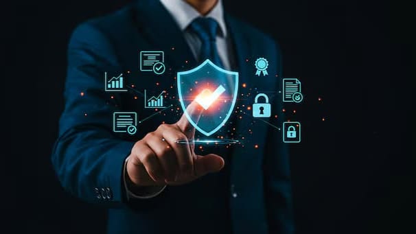 Firewall empresarial protegiendo la red de una oficina