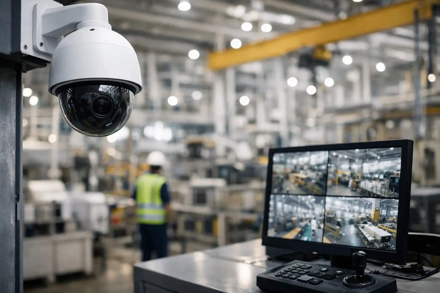 Videovigilancia para plantas industriales y perímetros de fábrica